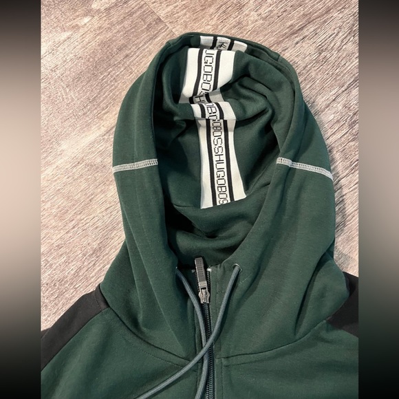 NWT’s Hugo Boss Full Zip Hoodie Men’s Size Medium - Picture 6 of 7